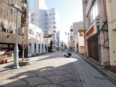 鞘モール通りの路面